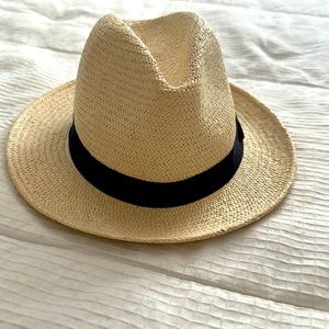Straw beach fedora hat H&M m/58